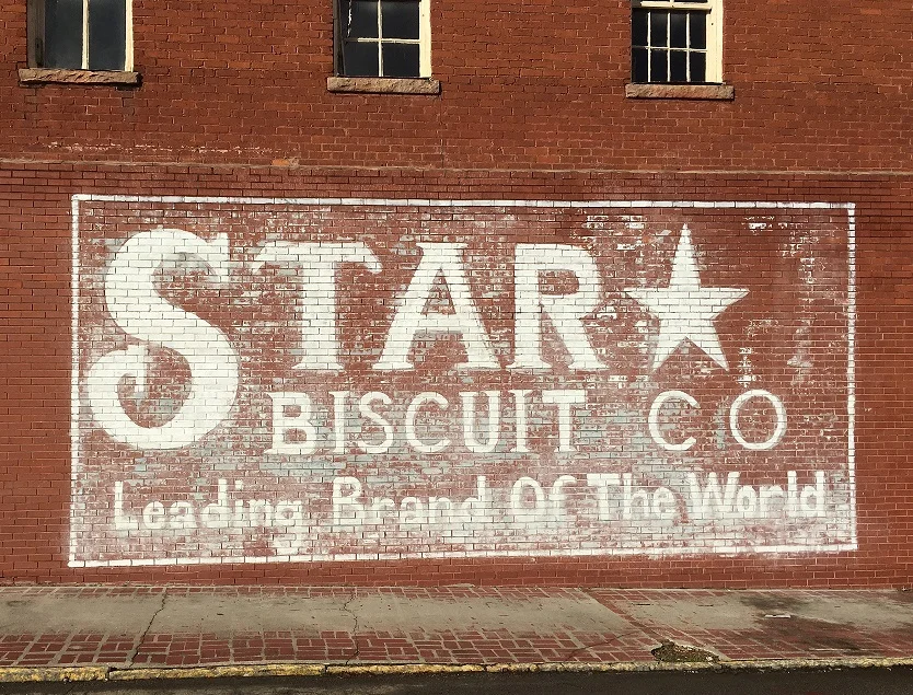 Star Biscuit Co. sign from Hope Floats
